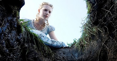 Alice Kingsly (Wasikowska) in Burton's Alice In Wonderland
