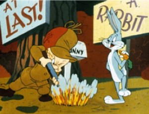 bugshoule Bugs Bunny nearly shot