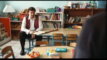 The point up in the air