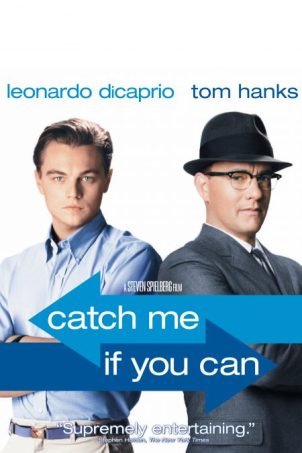 Catch me if you can film with Leonardo and Tom Hanks