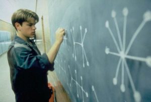 Matt Damon in Good Will Hunting film