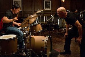 Miles Teller and JK Simmons in Whiplash film