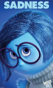 Inside Out film. Sadness character