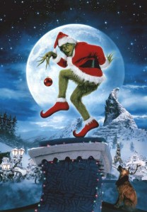 The Grinch poster with Jim Carrey is the best Christmas film