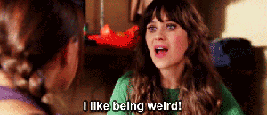 I like being weird scene - Zooey in New Girl