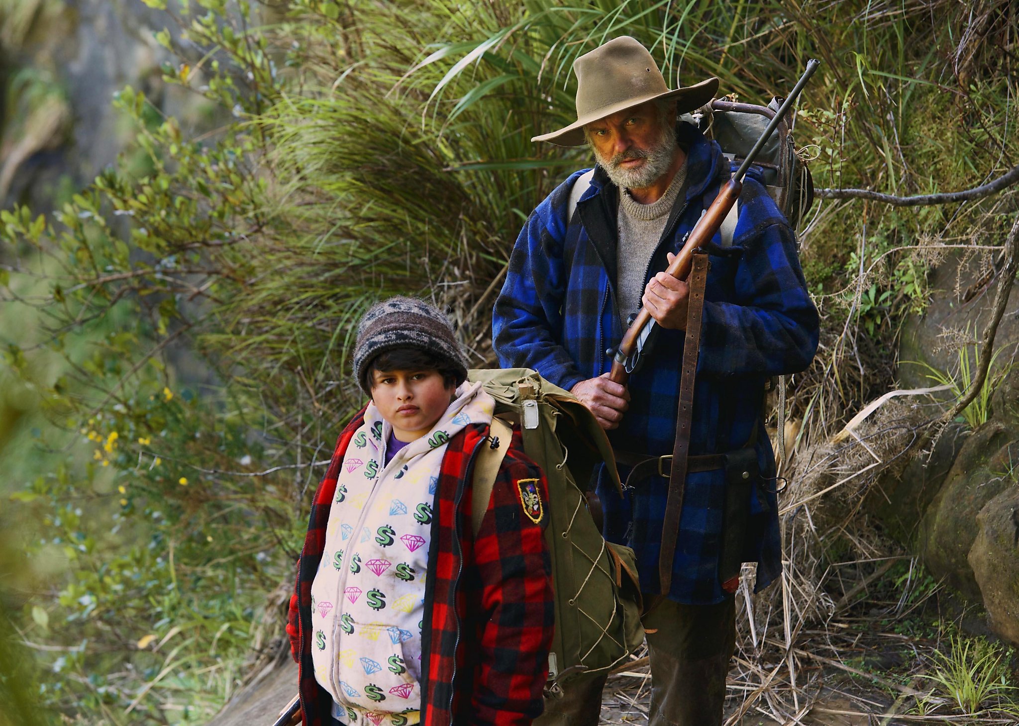 Sam Neill and Julian Dennison in hunt for the wilderpeople